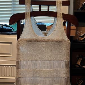 Fringe tank top size medium